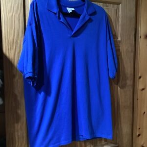 Anvil Men's Polo shirt in bright blue XXL